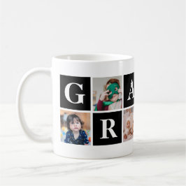 Cool Schwarz Collage Oma und Opa Tasse