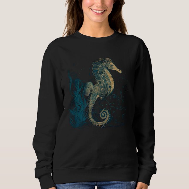 Cool Sea Horse Sweatshirt (Vorderseite)