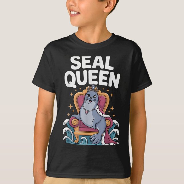 Cool Seal Art For Women Girls Mom Sea Lion Animal  T-Shirt (Vorderseite)