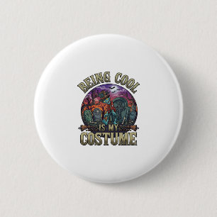 Cool Sein Ist Kostüm Halloween Zombie Friedhof_1 Button