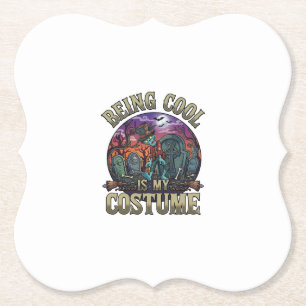 Cool Sein Ist Kostüm Halloween Zombie Friedhof_1 Untersetzer