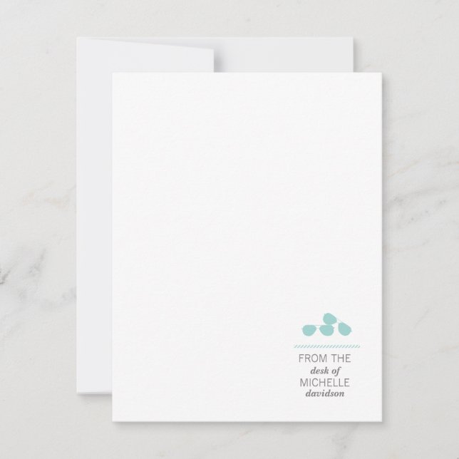 Cool Shades Aqua Blue Aviator Sonnenbrille Einladung (Vorderseite)