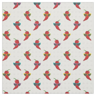 Cool Shades Red Chile Pattern Stoff
