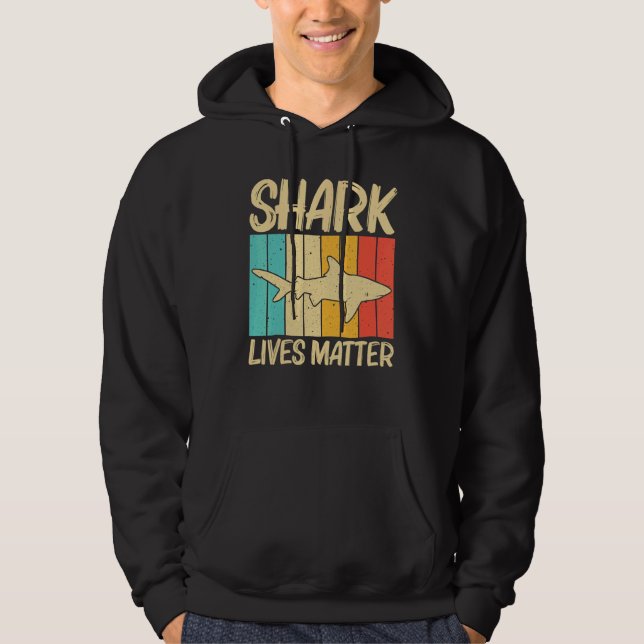 Cool Shark For Men Women Shark Ocean Animal Hoodie (Vorderseite)