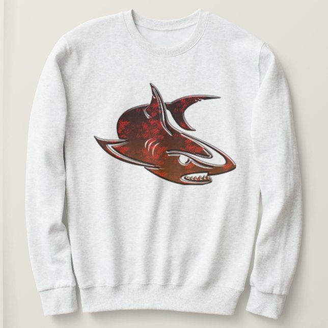 Cool Shark Graphic Sweatshirt Hoodie Design (Design vorne)