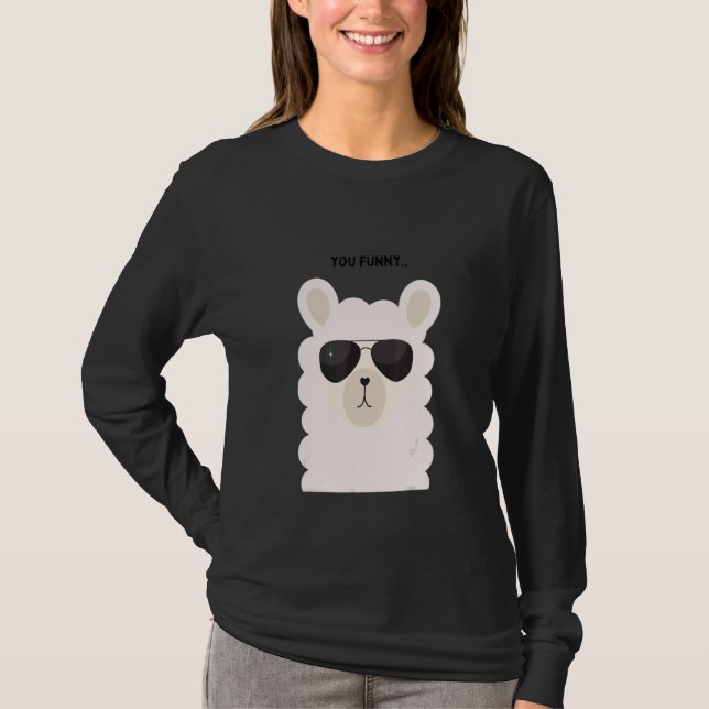 cool  sheep gentle cute sheep for animal T-Shirt (Vorderseite)