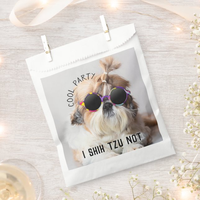 Cool Shih Tzu Nicht lustig niedliche Sonnenbrille  Geschenktütchen (Ausgeschnitten)