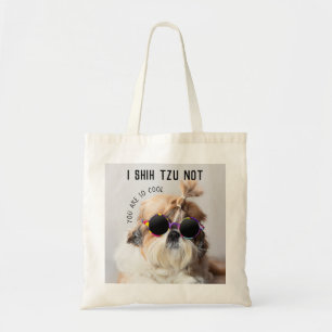 Cool Shih Tzu Nicht lustig niedliche Sonnenbrille  Tragetasche