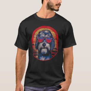 Cool Shih Tzu Tragen Sonnenbrille Vintag T-Shirt