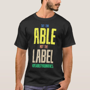 Cool Sieht das Könnende, nicht das Etikett Bewusst T-Shirt