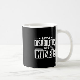 Cool sind die meisten Behinderten ein unsichtbares Kaffeetasse