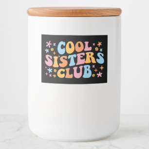 Cool Sisters Club III Lebensmitteletikett