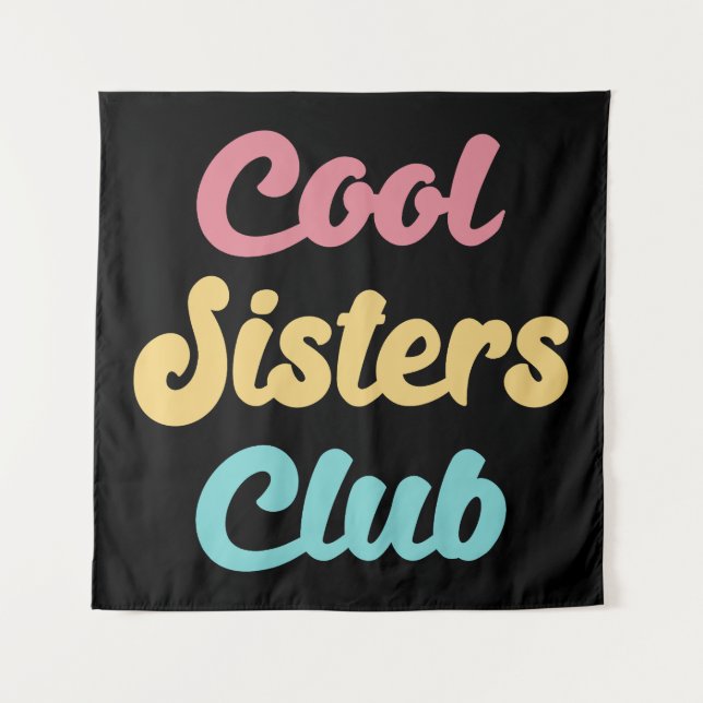 Cool Sistre Club II Wandteppich (Vorderseite)