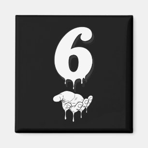 Cool Six Seven 6 7 Meme Gen Alpha Slang Kostüm Ma Magnet
