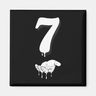 Cool Six Seven 6 7 Meme Gen Alpha Slang Kostüm Ma Magnet