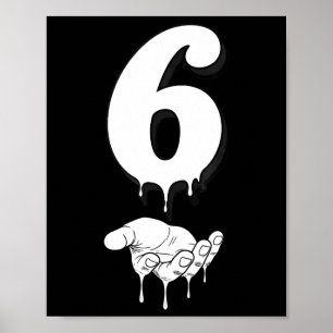 Cool Six Seven 6 7 Meme Gen Alpha Slang Kostüm Ma Poster