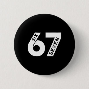Cool Six Seven Zahl Gen Alpha Slang 6 7 Trend Button