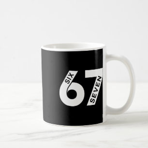 Cool Six Seven Zahl Gen Alpha Slang 6 7 Trend Kaffeetasse