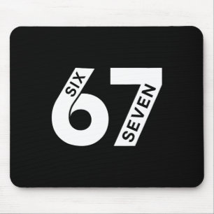 Cool Six Seven Zahl Gen Alpha Slang 6 7 Trend Mousepad