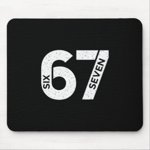 Cool Six Seven Zahl Gen Alpha Slang 6 7 Trend Mousepad