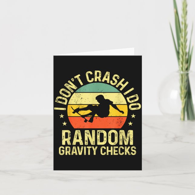 Cool Skateboard Art For Men Women Skateboarding Sk Karte (Vorderseite)