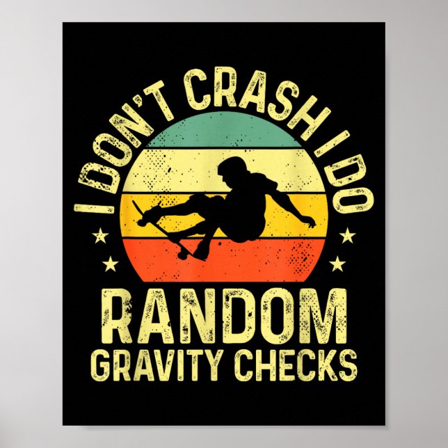 Cool Skateboard Art For Men Women Skateboarding Sk Poster (Vorne)