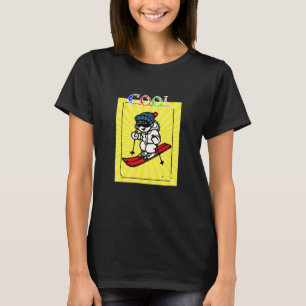 Cool Skier Skifans Skigeschenk Skifahren T-Shirt