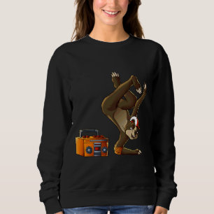 Cool Sloth Breakdance Funny Sweatshirt