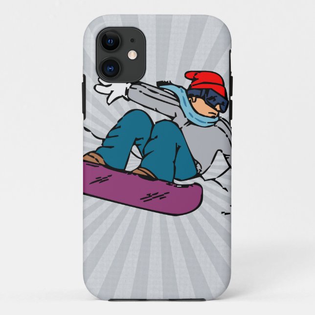 Cool Snowboarden | Snowboarder |Snowboard Case-Mate iPhone Hülle (Rückseite)