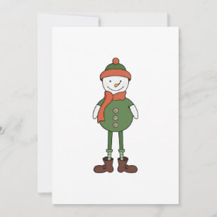 Cool Snowman Einladung