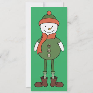 Cool Snowman Einladung