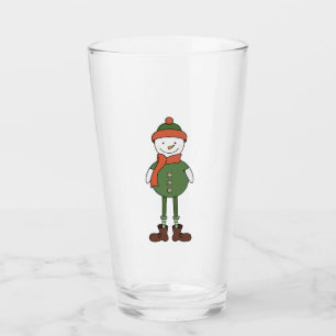 Cool Snowman Glas