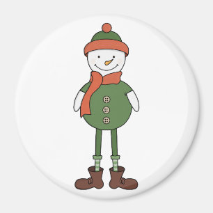Cool Snowman Magnet