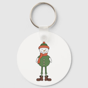 Cool Snowman Schlüsselanhänger