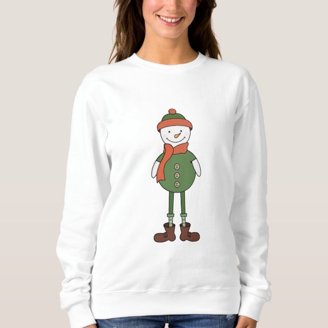 Cool Snowman Sweatshirt (Vorderseite)