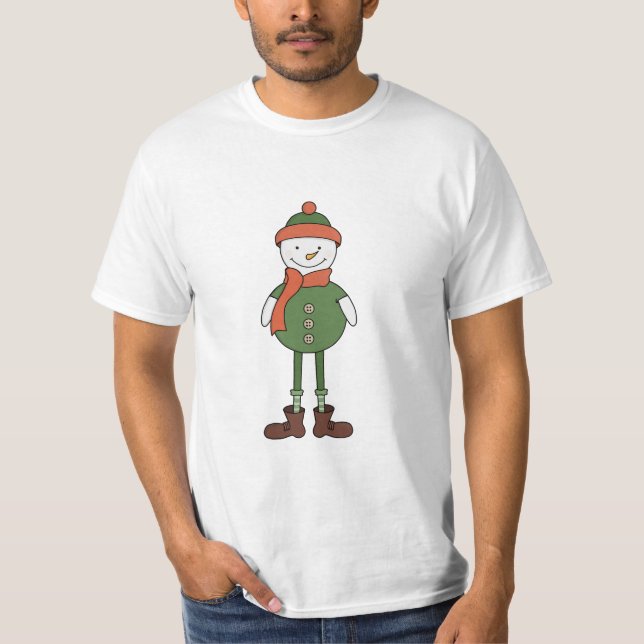 Cool Snowman T-Shirt (Vorderseite)