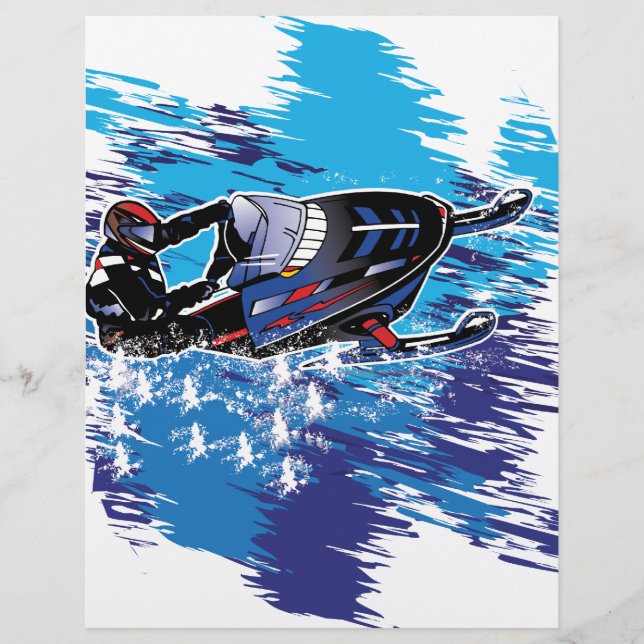 Cool Snowmobiler (Vorderseite)