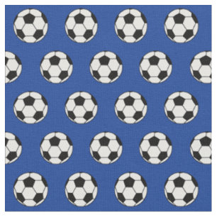 Cool Soccer Ball Royal Blue Stoff