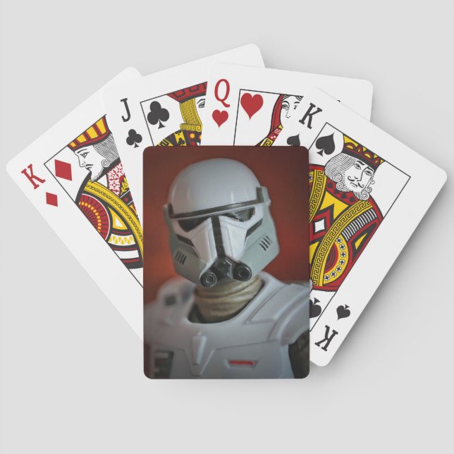 Cool Space Sci-Fi Toy Fotografy Spielkarten (Rückseite)
