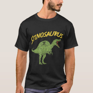 Cool Spinosaurus Pi Day Shirt Dinosaur Math Teache
