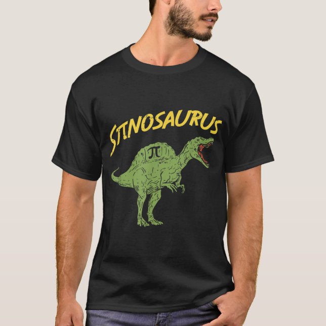 Cool Spinosaurus Pi Day Shirt Dinosaur Math Teache (Vorderseite)