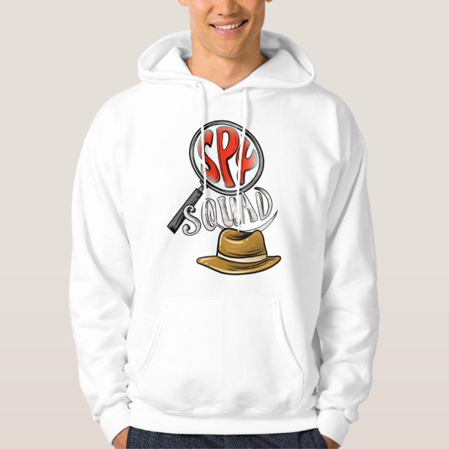 Cool Spionage Squad Kids Funny Secret Agent Group  Hoodie (Vorderseite)