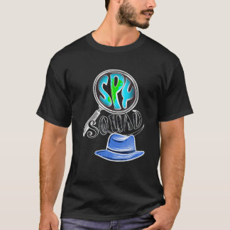 Cool Spionage Squad Kids Funny Secret Agent Group T-Shirt