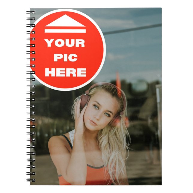 Cool! Spiral-Foto-Notebook - Personalisiert Notizblock (Vorderseite)