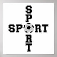 Cool-Sport-Fußball-Kreuz