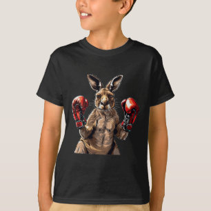 Cool Sport Känguru mit Mitten zum Auspuncken T-Shirt