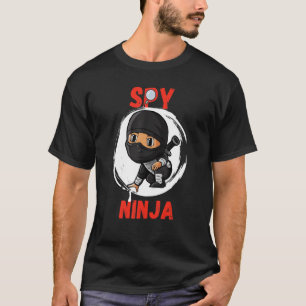 Cool Spy Gaming Ninjas Gamer Boy Girl Kinder Spion T-Shirt