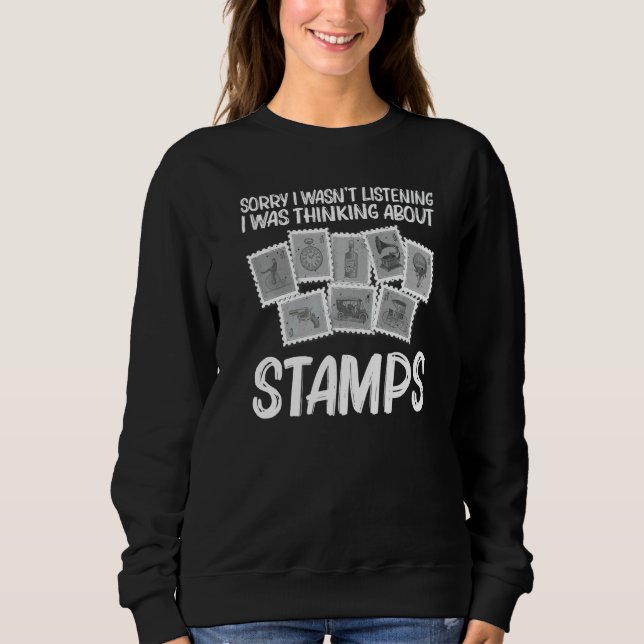 Cool Stamp For Men Women Stamp Collecting Collecto Sweatshirt (Vorderseite)