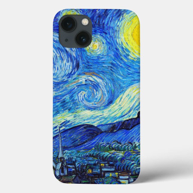 Cool Starry Night Vincent Van Gogh Gemälde Case-Mate iPhone Hülle (Rückseite)