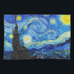 Cool Starry Night Vincent Van Gogh Gemälde Handtuch<br><div class="desc">Starry Night by Vincent Van Gogh Gemälde cooles altes Meisterwerk kunstvoll retored impressionismus schmerzen malen lebendige gesättigte Farbe schöne schöne schöne schöne hohe Qualität Landschaft Landschaft Art Post Dekoration</div>
